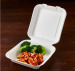 Disposable Compostable Sugarcane Bagasse Box Clamshell Lunch Bento Food Container Box Bamboo Tableware Din