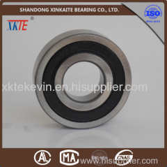 XKTE brand rubber seals deep groove ball bearing for conveyor roller from china bearing manufacture