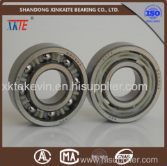 XKTE brand nylon retainer deep groove ball bearing for conveyor roller from china bearing manufacture