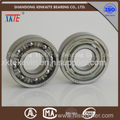 XKTE brand nylon retainer deep groove ball bearing for conveyor roller from china bearing manufacture