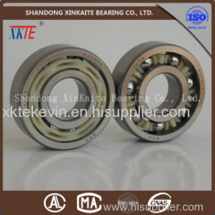 XKTE brand nylon cage conveyor roller bearing for mining machine from china bearing manufacture