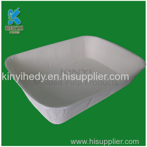 Fiber pulp molded plant pots tray