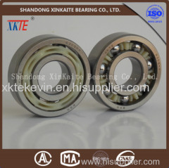 XKTE brand nylon retainer conveyor roller bearing for mining machine from china bearing manufacture