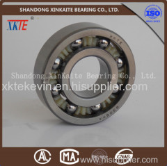 XKTE brand nylon cage conveyor roller bearing for mining machine manufacturer from shandong china