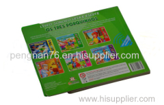 Custom music book with music module for children educaton