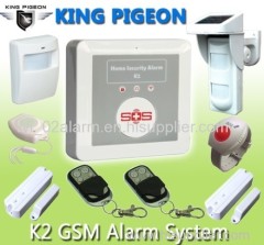 home gas detector emergency light twin sms panic button K1