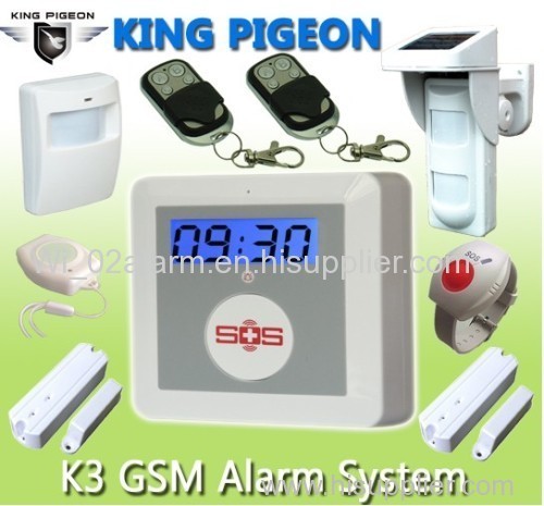 Hot!!! manual home security gsm mobile call alarm system