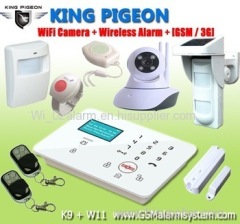 manual wireless digital GSM home burglar security alarm system