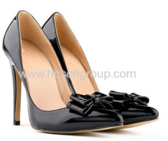 New fashion women bowtie high heel dress shoes