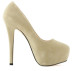 New style kid skin high heel dress shoes