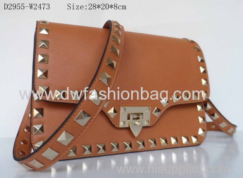 Fashionable PU fabric handbag