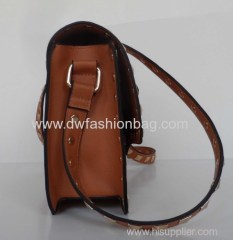 Fashionable PU fabric handbag