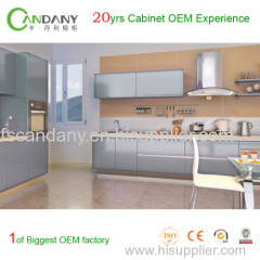 Foshan Candany lacquer kitchen cabinet 20yrs cabinet OEM exprience