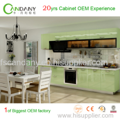 Foshan Candany lacquer kitchen cabinet 20yrs cabinet OEM exprience