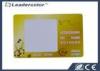 Yellow Frosted MIFARE ® RFID Card 13.56 Mhz ISO 14443A Rewritable