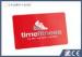 Custom Plastic Smart ID Cards Anti Metal CR80 Standard Credit Card Size