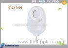 White Color Softness Two Pieces Urine Ostomy Bag With Good Elasticity