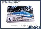 Metro Subway RFID Chip Card Rewritable with 125KHz / 13.56MHz Chip