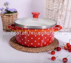 mini size cast iron cookware enamel stock pot