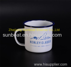 home appliance drinkware enamel mug 10*10cm cast iron enamel cup