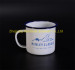 home appliance drinkware enamel mug 10*10cm cast iron enamel cup