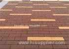 Non - Radioactive Clay Paving Brick Easy to Maintain Red / Brown Brick Pavers 2.9 - 3.2%