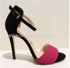 New fashion pretty buckle high heel sandals