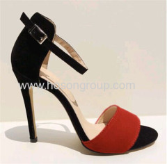 New fashion pretty buckle high heel sandals