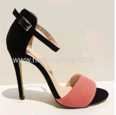 New fashion pretty buckle high heel sandals