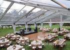500 People Clear Tents For Weddings With Transparent PVC Roof
