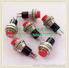 DS-314 OFF-(ON) Doorbell Push Button Switch/push on momentary push button switch/10mm normally closed push button switch