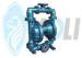 Aluminum Double Pneumatic Diaphragm Pump Air Powered For Flammable Liquids