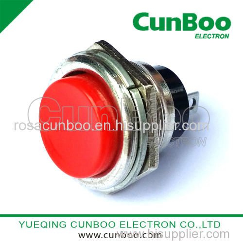 DS-212 OFF-(ON) Push Start Button/doorbell push button switch/momentary push button switch 12mm