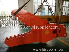 New type with wide opening size rotaryfixed Beiyi excavator hydraulic concrete crusher for construction pulverizer