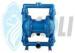 Low Pressure Double Chemical Diaphragm Pump Air Driven For Flammable Liqtuid