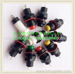 DS-211 ON-OFF Electric Push Button switch/DS-213 off-(on) momentary push button switch 10mm diameter