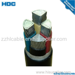 Aluminum XLPE insulated underground Low Voltage line manufacturer Power transmission Cable