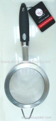 Dia.13cm SS Strainer (Soft grip Handle)