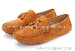 PU suede men fashion flat shoes