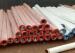 Custom Single Wall Concrete Pump Spares Delivery Pipes Powder Painted Baked Surface