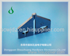 Enamelled aluminium wire spot welding heads