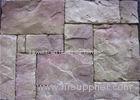 Multiple Color Rectangle Artificial Wall Stone With Light Texture