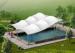 Stretch Steel Frame Swimming Pool Canopy Shade ETFE Membrane Structure