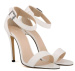 New fashion snake texture stiletto heel dress sandals