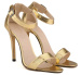 New fashion snake texture stiletto heel dress sandals