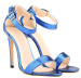 New fashion snake texture stiletto heel dress sandals