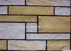 Rectangle Artificial Wall Stone With Strong Adhesion Color Solid Focus