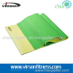 Virson double layer colour eco-friendly PVC material yoga mat