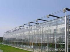 The Cheapest and Easily Installed Sainpoly Agricultural/Commercial Glass Greenhouse