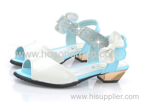 PU Leather Upper For Girl's Shoes